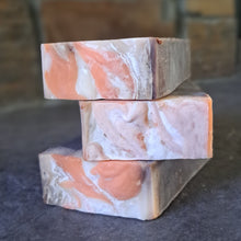 Load image into Gallery viewer, Vanilla Pumpkin Marshmallow Goat Milk Bar Soap
